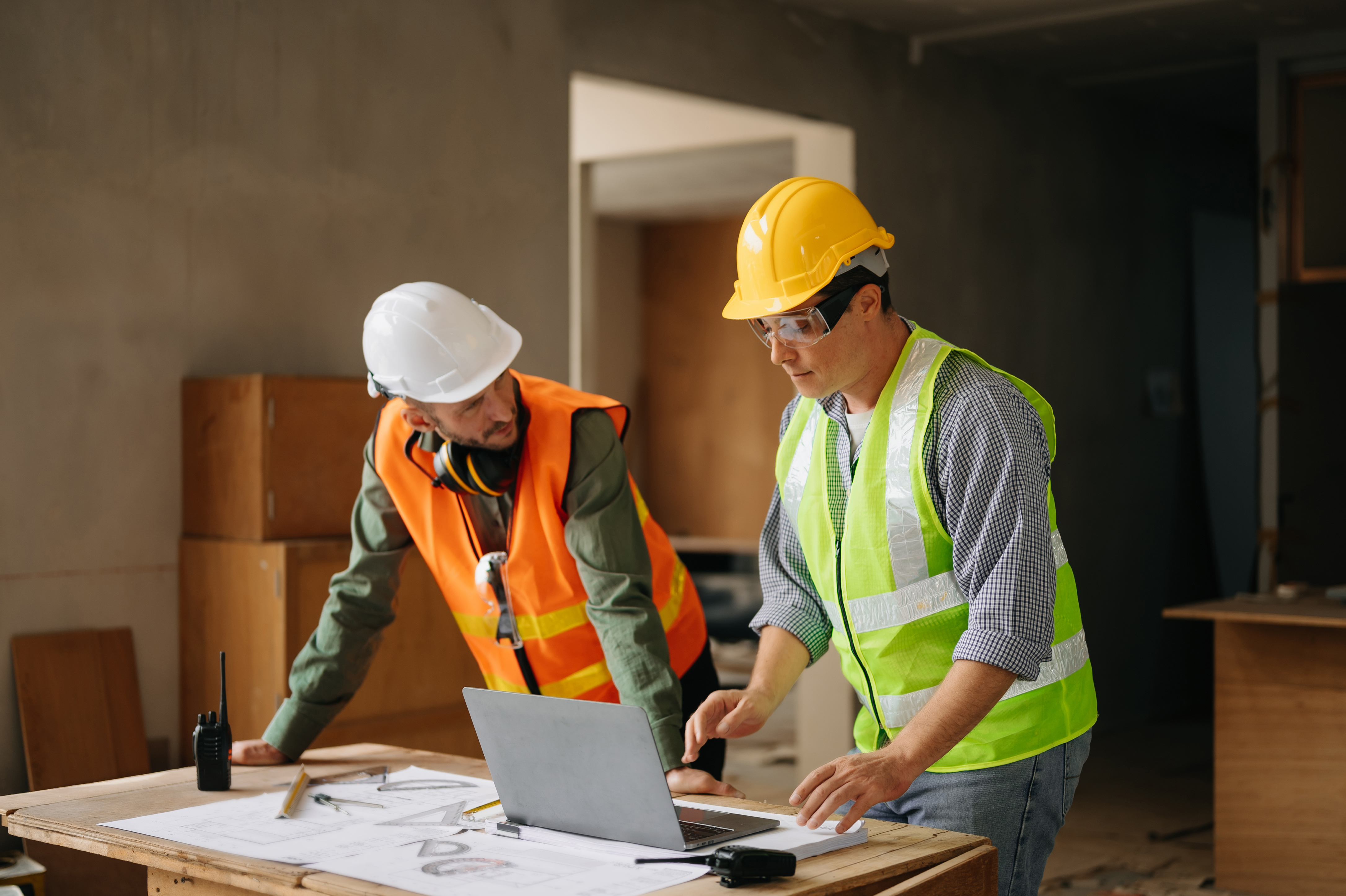 Contractor Work in Spring