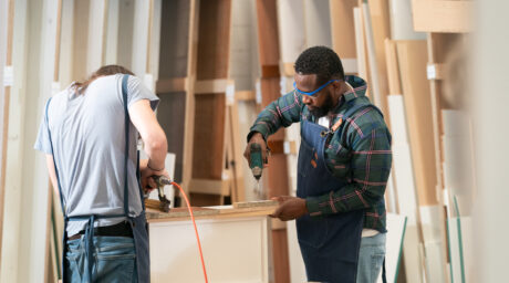 Carpenter working on the woodworking desk and furn 2025 02 03 09 51 23 utc